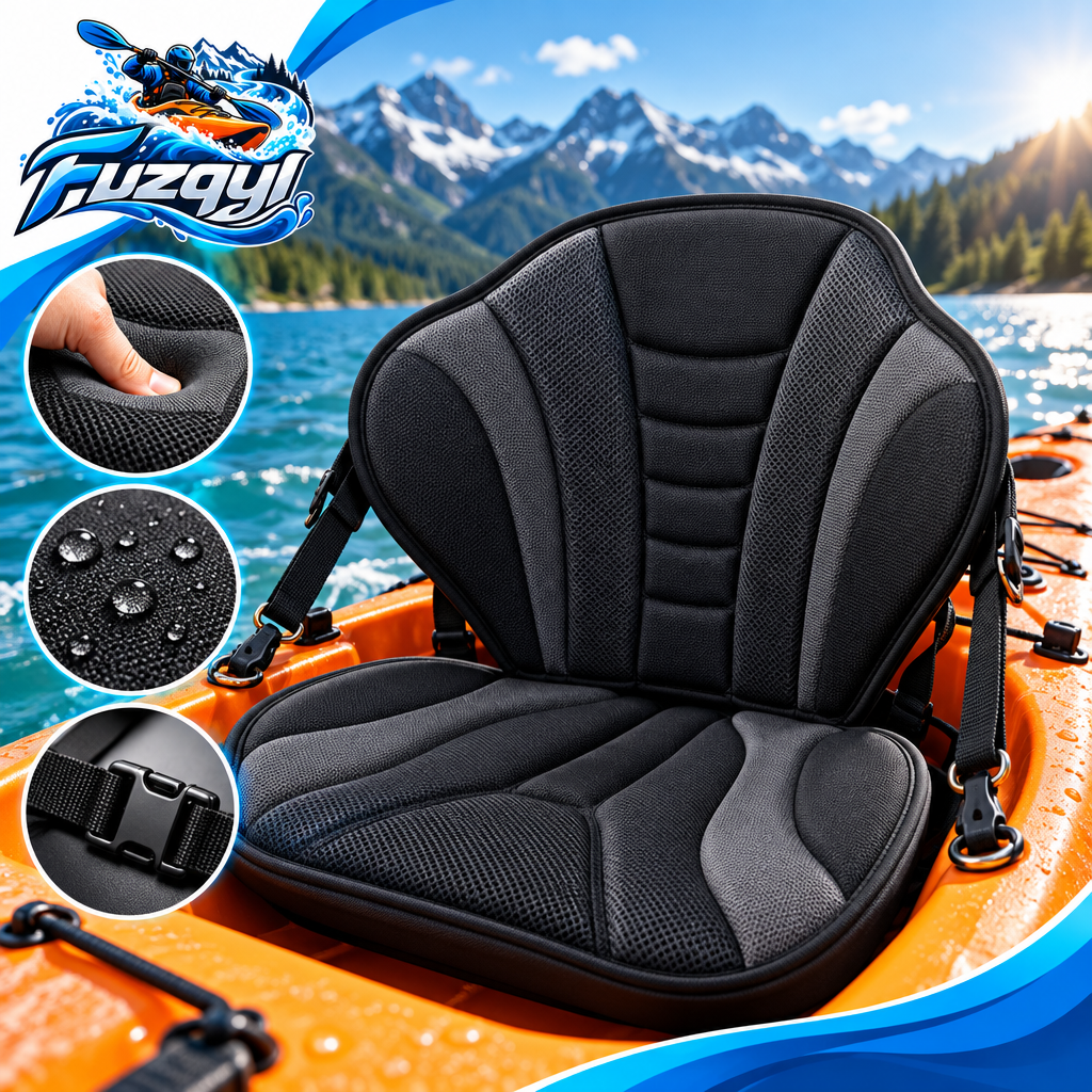 Padded Kayak Seat with Backrest