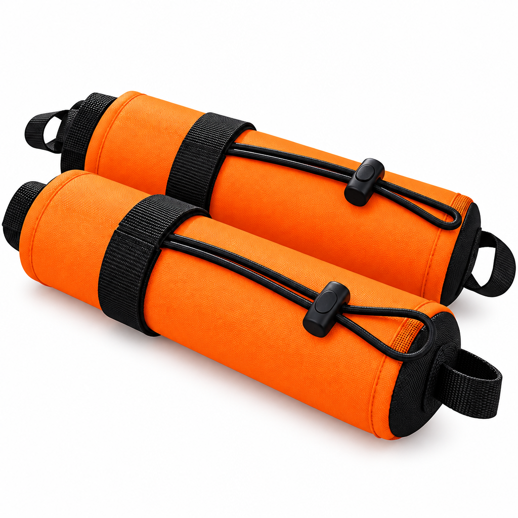 fuzqyl Orange Kayak Buoyancy Float Pair with Straps — main product view