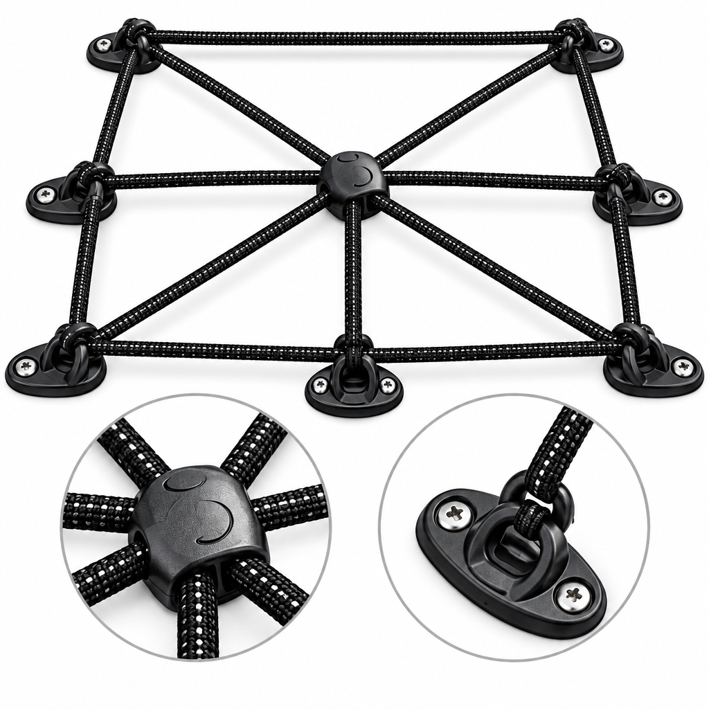 fuzqyl Elastic Kayak Deck Cargo Net — main product view