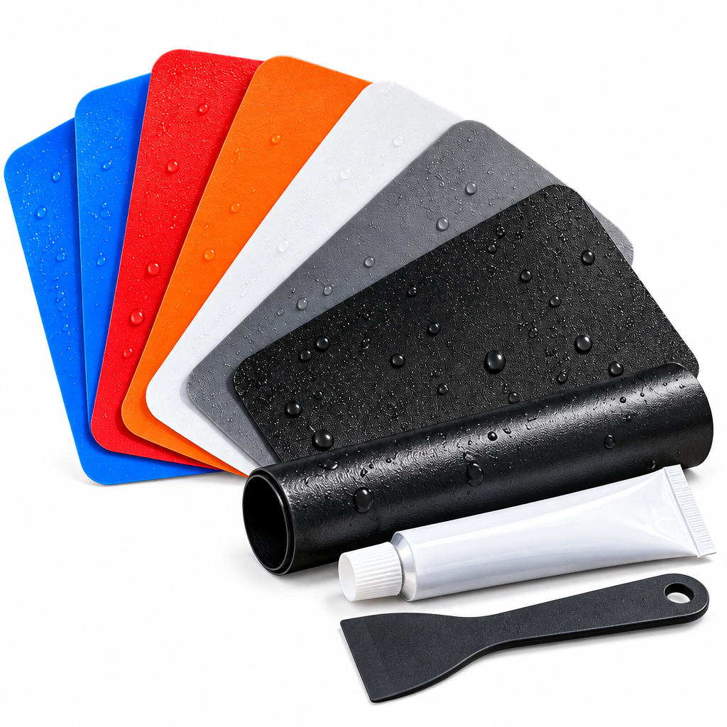 fuzqyl Assorted Color Kayak Repair Patch Kit — main product view